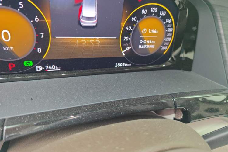 Used Volkswagen Viloran 2023 380TSI Luxury Edition Odometer Close Up
