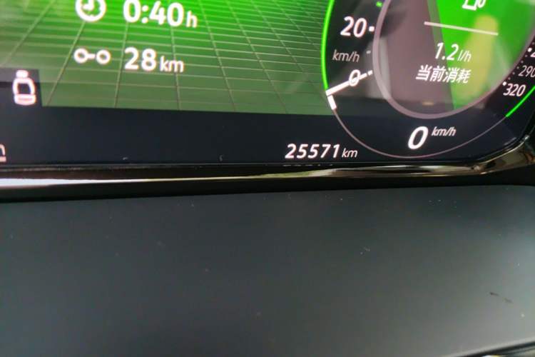 Used Volkswagen Viloran 2023 Revised 380TSI Prestige Edition Odometer Close Up