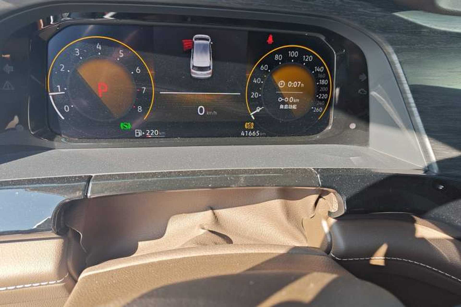 Used Volkswagen Viloran 2023 380TSI Prestige Edition Odometer Close Up