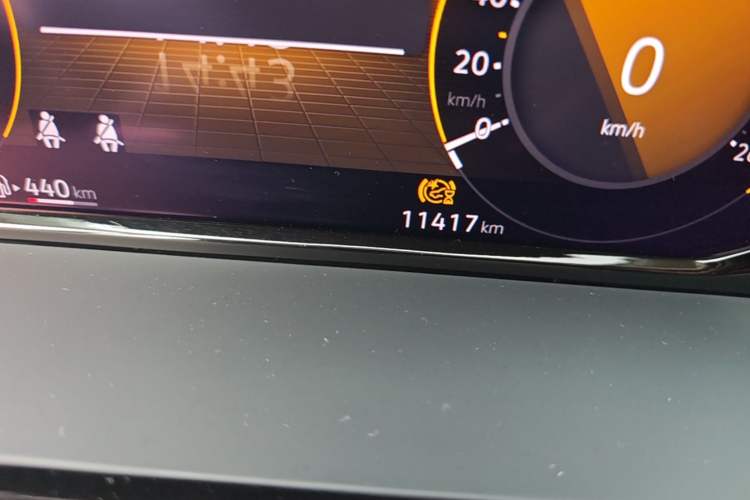 Used Volkswagen Viloran 2023 Revised Version 380TSI Luxury Edition Odometer Close Up