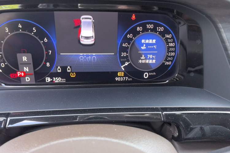 Used Volkswagen Viloran 2023 380TSI Luxury Edition Odometer Close Up