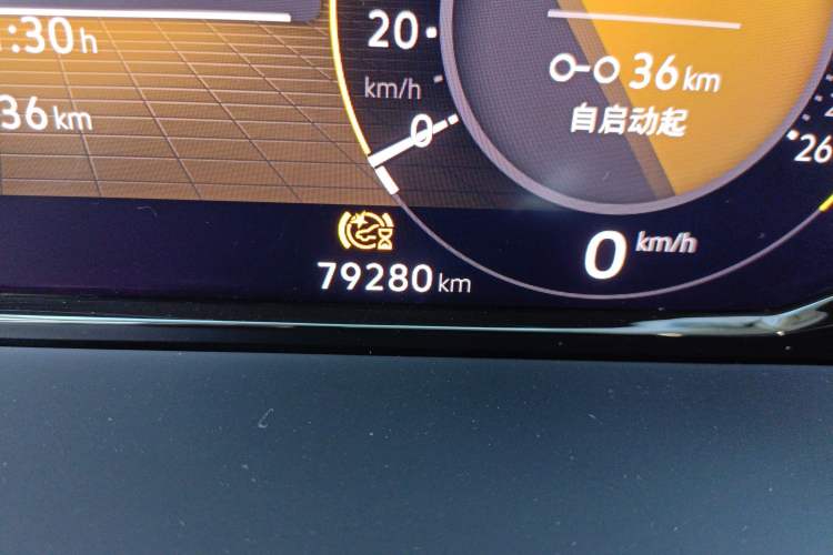 Used Volkswagen Viloran 2023 Revised Version 380TSI Luxury Edition Odometer Close Up