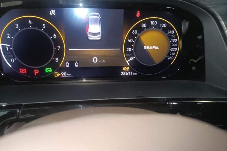 Used Volkswagen Viloran 2024 380TSI Premium Edition Odometer Close Up