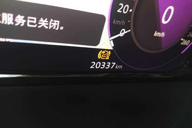 Used Volkswagen Viloran 2024 380TSI Premium Edition Odometer Close Up