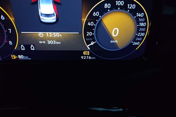 Used Volkswagen Viloran 2024 380TSI Luxury Edition Odometer Close Up