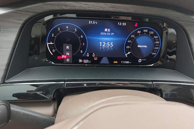 Used Volkswagen Viloran 2024 380TSI Premium Edition Odometer Close Up