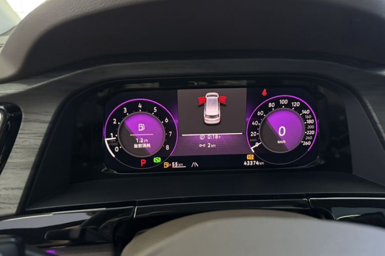 Used Volkswagen Viloran 2024 380TSI Flagship Edition Odometer Close Up