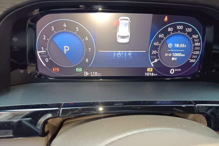 Used Volkswagen Viloran 2024 380TSI Premium Edition Odometer Close Up