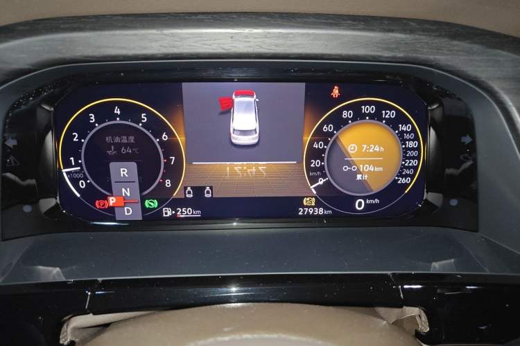 Used Volkswagen Viloran 2024 380TSI Premium Edition Odometer Close Up