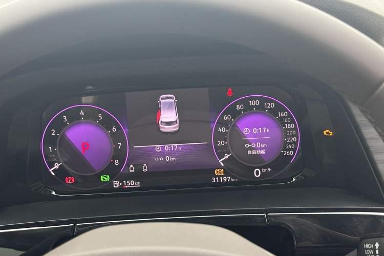 Used Volkswagen Viloran 2024 380TSI Premium Edition Odometer Close Up