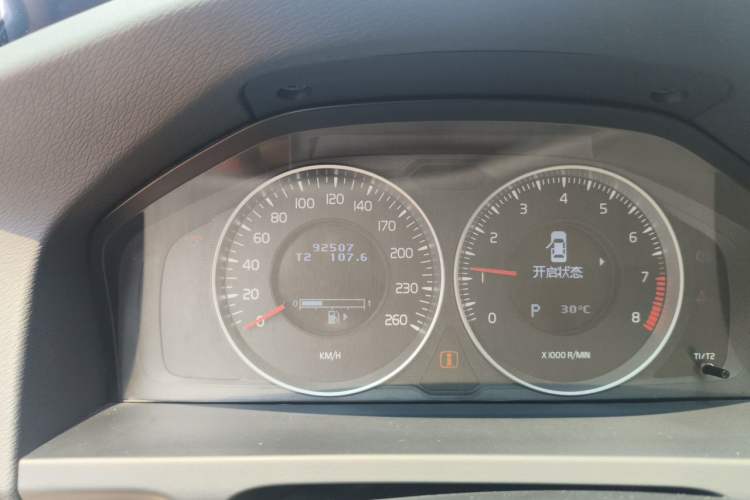 Used Volvo S60 2012 T5 Zhiya Edition Odometer Close Up