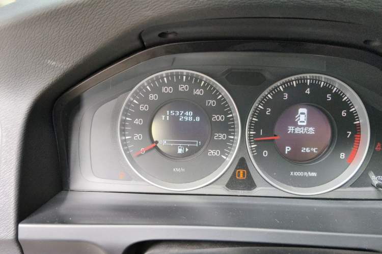 Used Volvo S60 2012 T5 Zhiya Edition Odometer Close Up