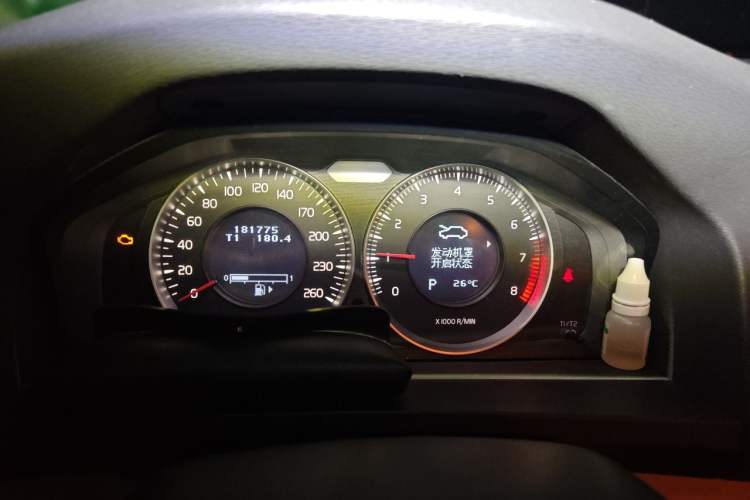 Used Volvo S60 2012 T5 Comfort Edition Odometer Close Up