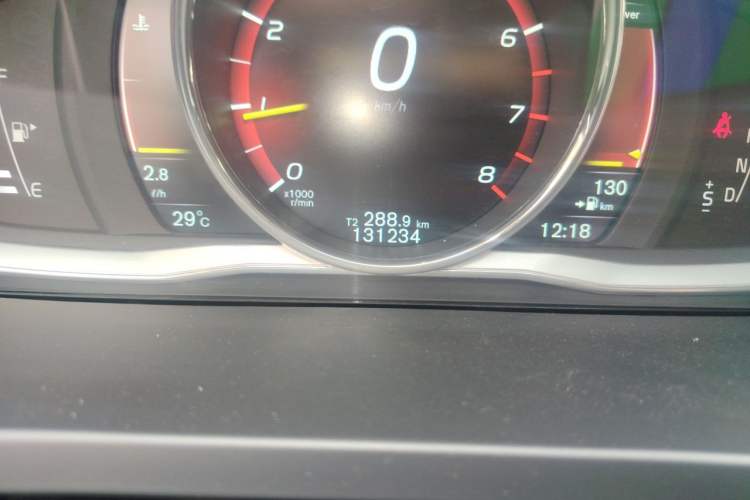 Used Volvo S60 2015 S60L T5 Intelligent Drive Edition Odometer Close Up