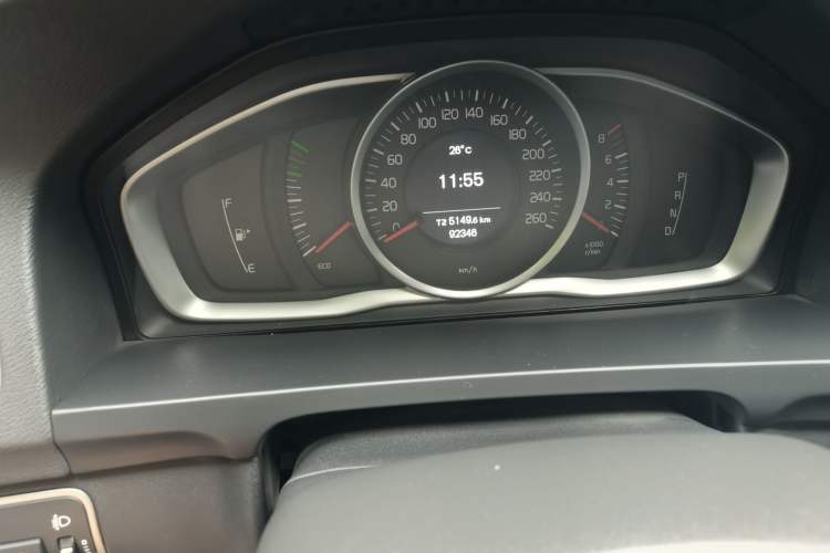Used Volvo S60 2016 S60L T3 Smart Drive Edition Odometer Close Up