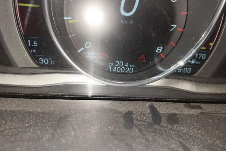 Used Volvo S60 2016 S60L T4 Zhiyuan Edition Odometer Close Up
