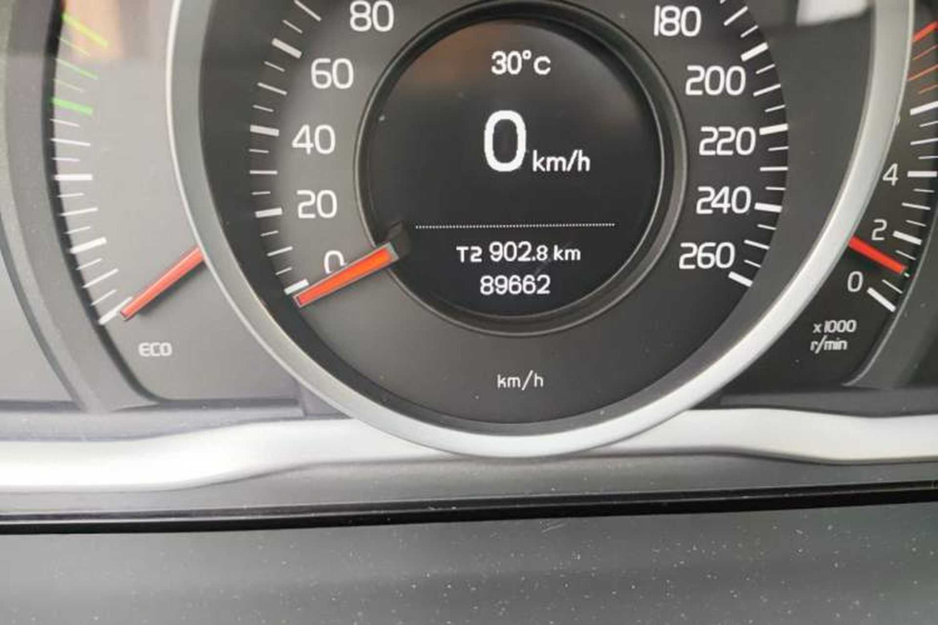Used Volvo S60 2016 S60L T3 Smart Drive Edition Odometer Close Up