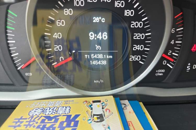 Used Volvo S60 2017 S60L T3 Smart Upgrade Edition Odometer Close Up