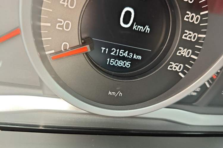 Used Volvo S60 2017 S60L T3 Smart Upgrade Edition Odometer Close Up