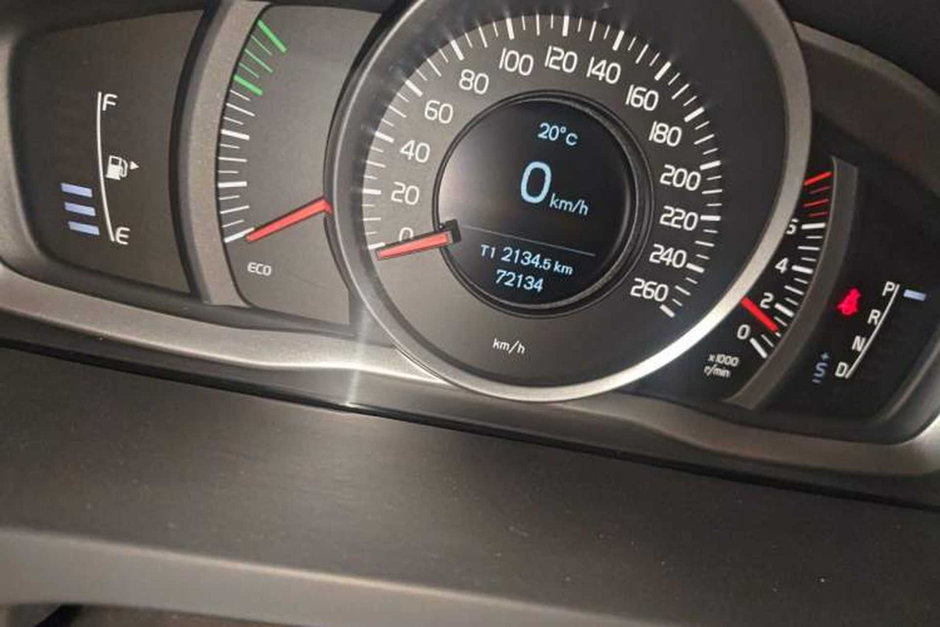 Used Volvo S60 2017 S60L T3 Smart Upgrade Edition Odometer Close Up