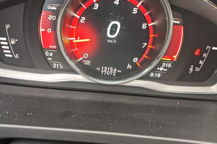 Used Volvo S60 2018 S60L T4 Smart & Ambitious Edition Odometer Close Up