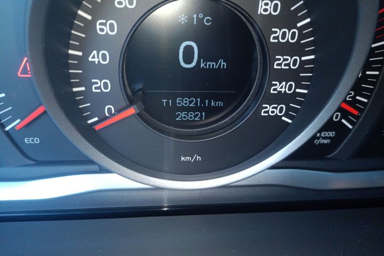 Used Volvo S60 2019 S60L Facelift T5 Intelligent Advanced Edition Odometer Close Up