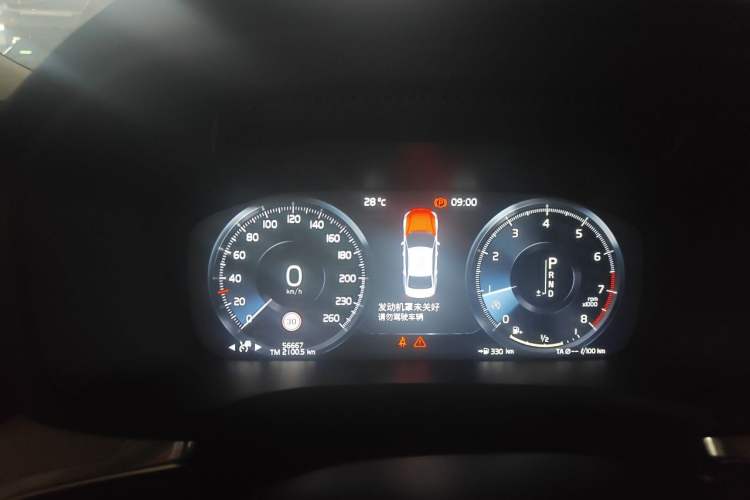 Used Volvo S60 2020 T4 Zhiyuan Luxury Edition Odometer Close Up