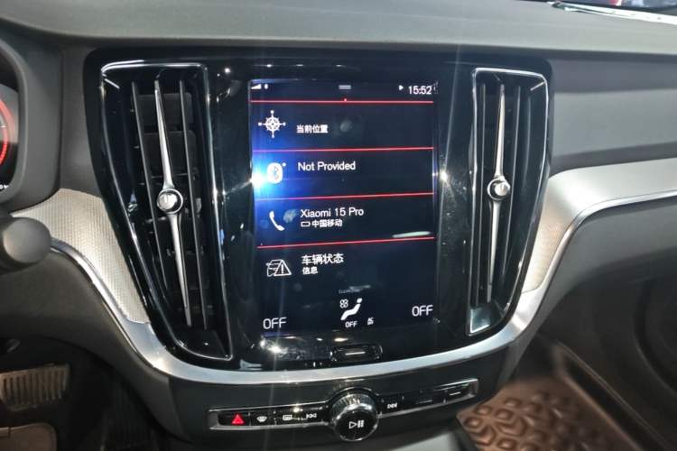 Used Volvo S60 2020 T4 Zhiyuan Luxury Edition Audio And AC Panel