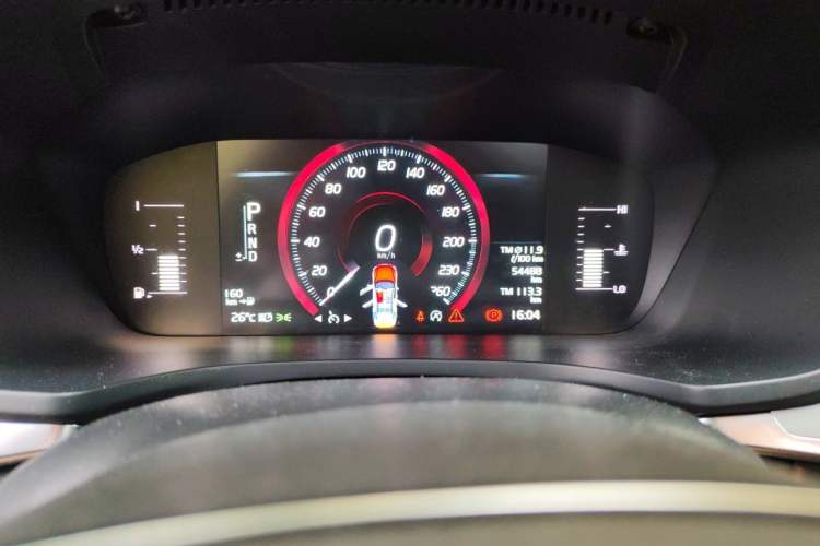 Used Volvo S60 2020 T3 SmartDrive Luxury Edition Odometer Close Up