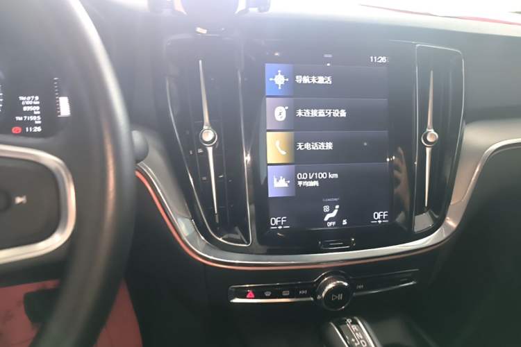 Used Volvo S60 2020 T4 Zhiyi Luxury Edition Audio And AC Panel