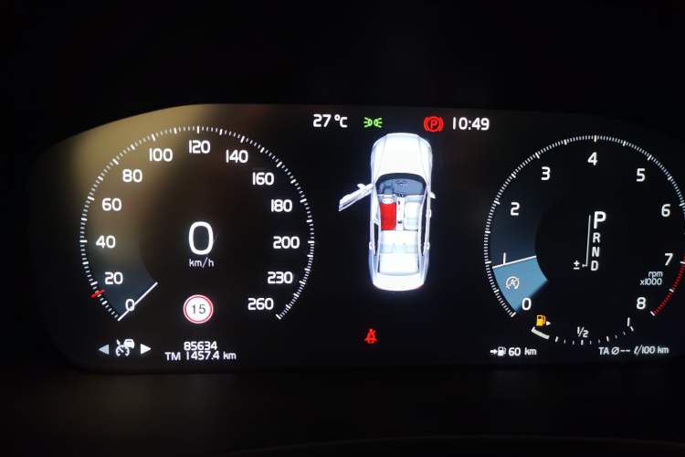 Used Volvo S60 2020 T5 Zhiya Sport Edition Instrument Cluster