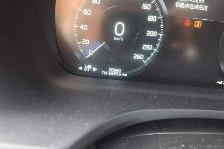 Used Volvo S60 2021 T4 Zhiyuan Luxury Edition Odometer Close Up