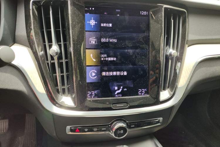 Used Volvo S60 2021 T4 Zhiyuan Luxury Edition Audio And AC Panel