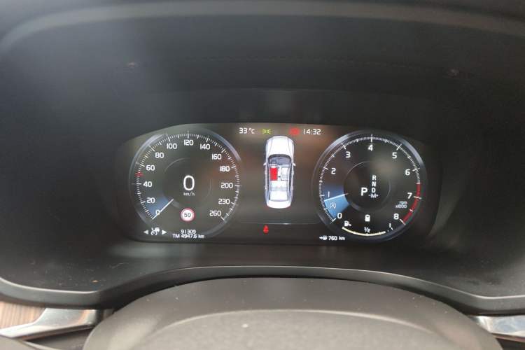 Used Volvo S60 2022 B4 Zhiyuan Luxury Edition Instrument Cluster