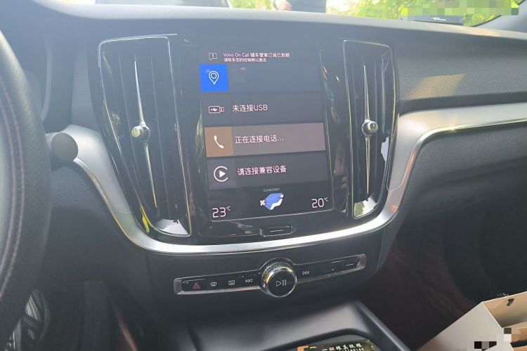 Used Volvo S60 2022 B4 Zhiyi Luxury Edition Audio And AC Panel