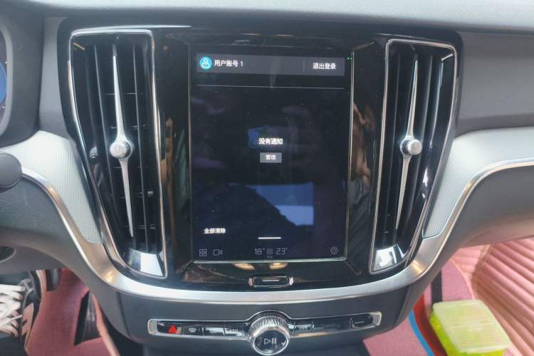 Used Volvo S60 2023 B4 Zhiyuan Sport Edition Audio And AC Panel