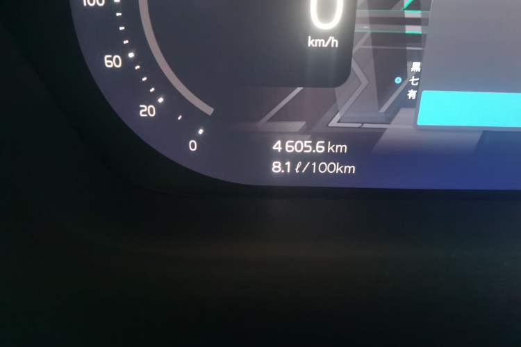 Used Volvo S60 2025 B4 Zhiyuan Luxury Edition Odometer Close Up