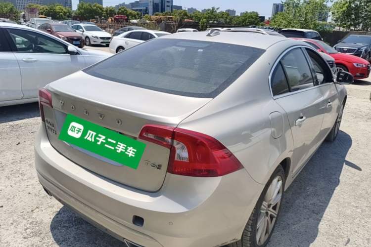 Used Volvo S60 New Energy 2015 S60L E-Drive Hybrid T6 Smart Drive Edition Rear Right 45 Deg