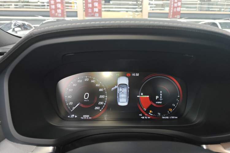 Used Volvo S60 New Energy 2020 T8 eDrive Hybrid All-Wheel Drive Smart Luxury Sport Edition Instrument Cluster