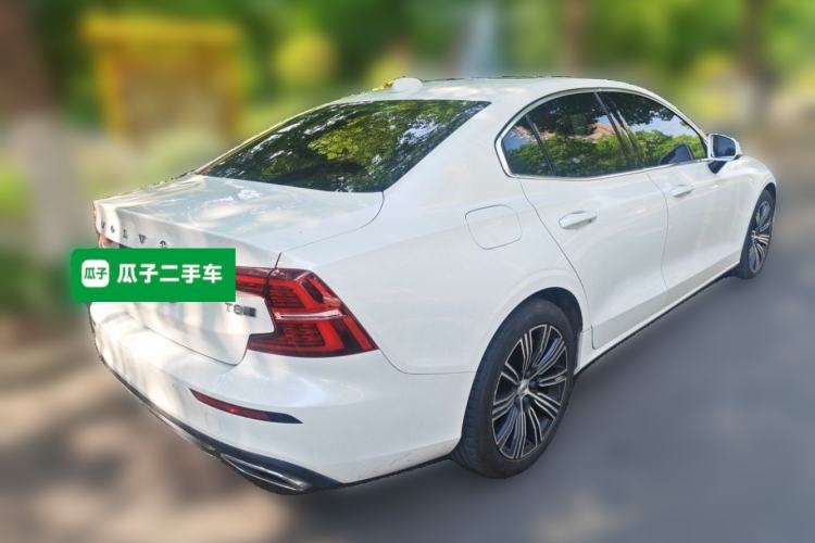 Used Volvo S60 New Energy 2020 T8 e-Drive Hybrid All-Wheel Drive Smart Luxury Edition Rear Right 45 Deg