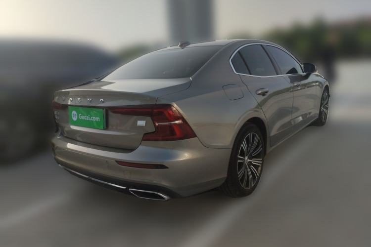 Used Volvo S60 New Energy 2021 T8 E-Drive Hybrid Four-Wheel Drive Smart Luxury Edition Rear Right 45 Deg