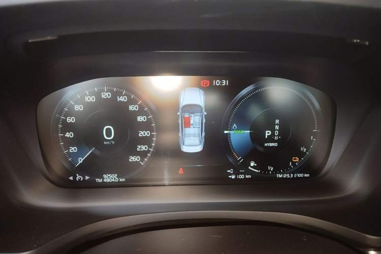Used Volvo S60 New Energy 2021 T8 E-Drive Hybrid Four-Wheel Drive Smart Luxury Edition Instrument Cluster