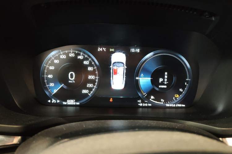 Used Volvo S60 New Energy 2021 T8 E-Drive Hybrid Four-Wheel Drive Smart Luxury Edition Instrument Cluster