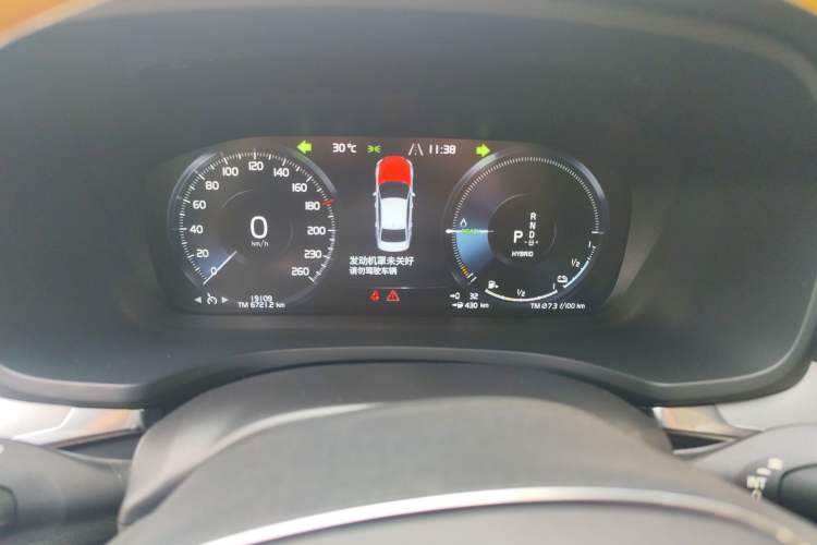 Used Volvo S60 New Energy 2021 T8 E-Drive Hybrid Four-Wheel Drive Smart Luxury Edition Instrument Cluster