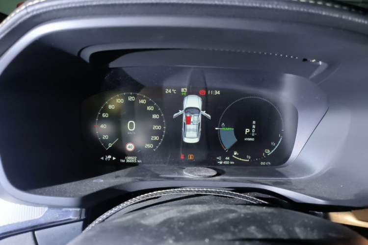 Used Volvo S60 New Energy 2021 T8 E-Drive Hybrid All-Wheel Drive Smart & Sport Edition Instrument Cluster