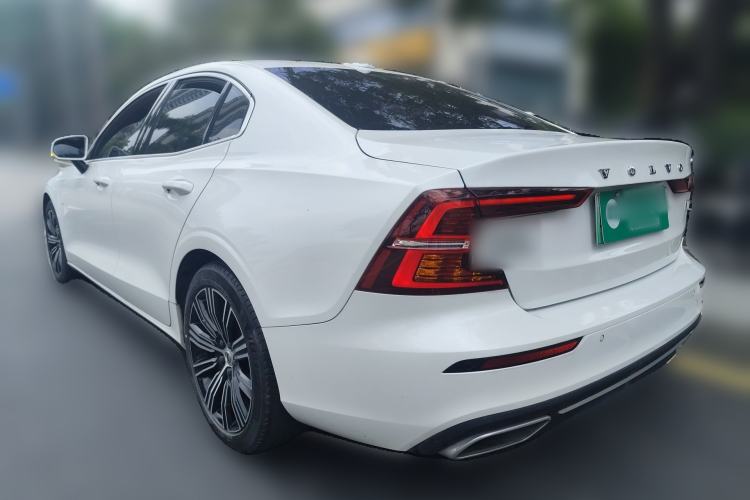 Used Volvo S60 New Energy 2021 T8 E-Drive Hybrid Four-Wheel Drive Smart Luxury Edition Rear Left 45 Deg