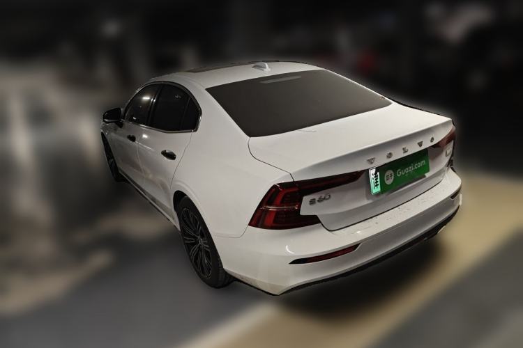 Used Volvo S60 New Energy 2021 T8 E-Drive Hybrid Four-Wheel Drive Smart Luxury Edition Rear Left 45 Deg