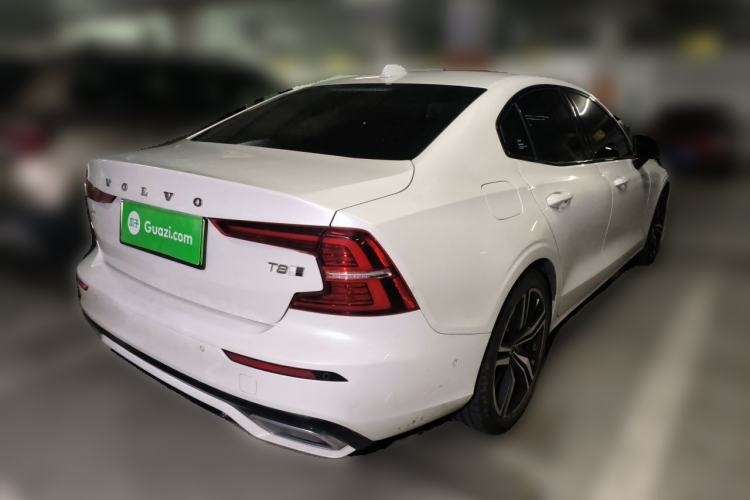 Used Volvo S60 New Energy 2021 T8 E-Drive Hybrid All-Wheel Drive Smart & Sport Edition Rear Right 45 Deg
