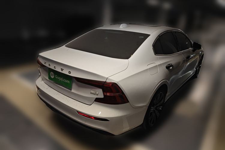 Used Volvo S60 New Energy 2021 T8 E-Drive Hybrid Four-Wheel Drive Smart Luxury Edition Rear Right 45 Deg