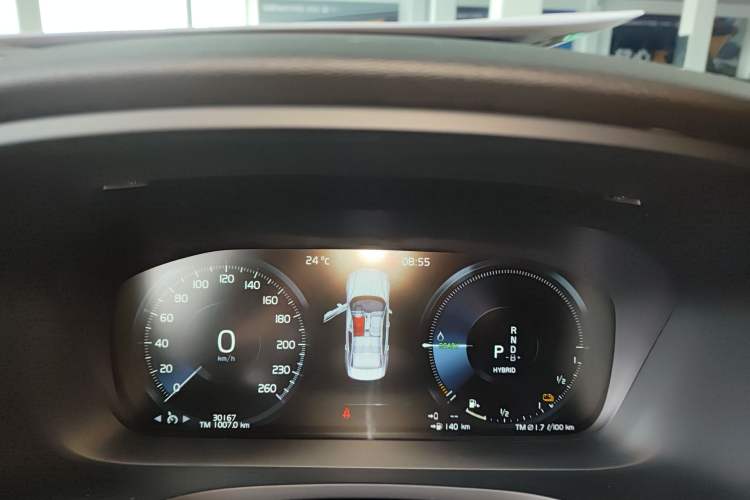 Used Volvo S60 New Energy 2022 T8 eDrive Hybrid All-Wheel Drive Smart Luxury Edition Instrument Cluster